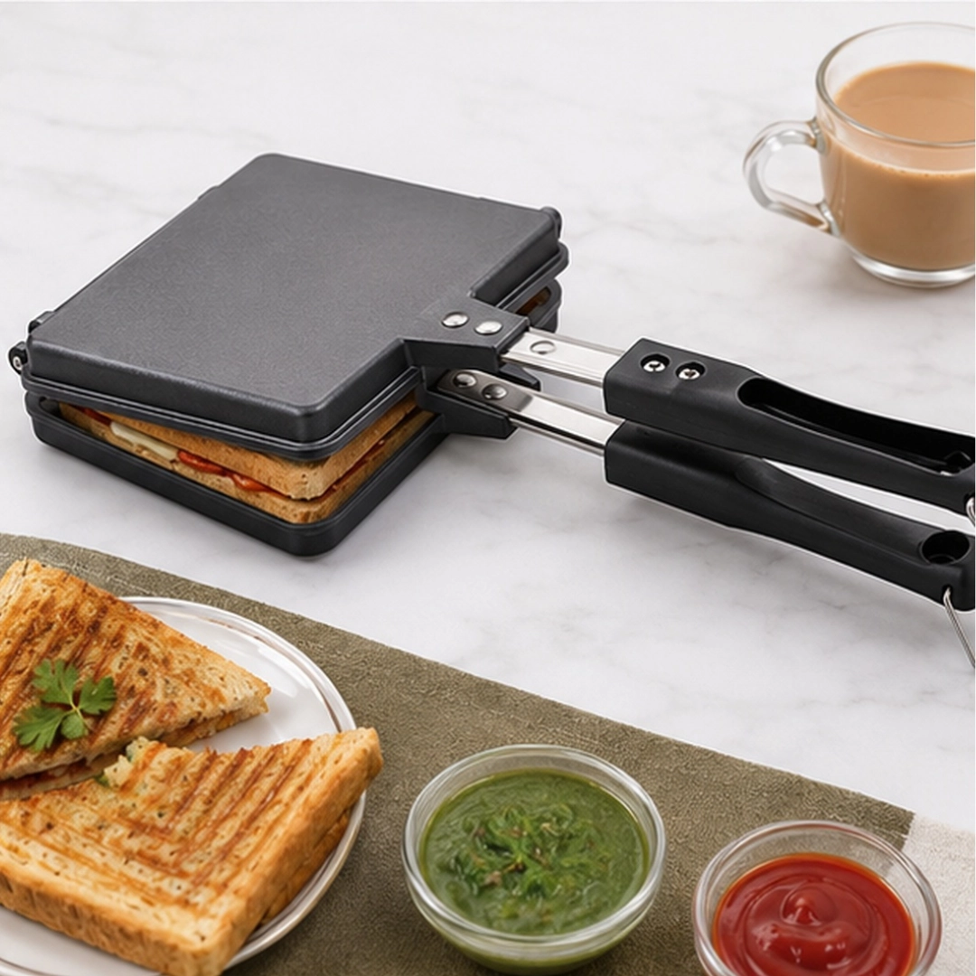 NON STICK JUMBO GRILL TOASTER - Image 3