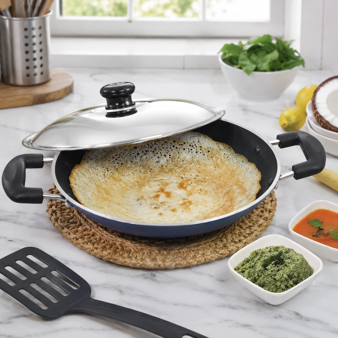 Non Stick Appachetty with S.S. Lid - Image 2