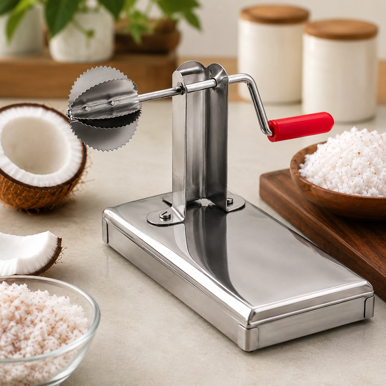 S.S. Coconut Scraper (S.S Base) - Image 2