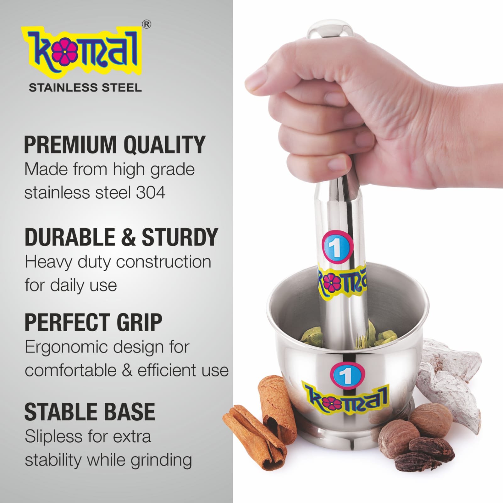 Stainless Steel Spice Grinder - Image 4